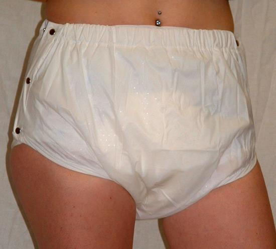 culotte d'incontinence en vinyle ouvrable