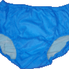 culotte en éponge bleue